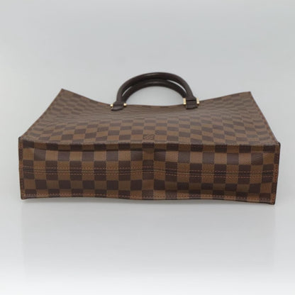 Louis Vuitton Sac Plat Bag Damier, BROWN, CANVAS, Handbag