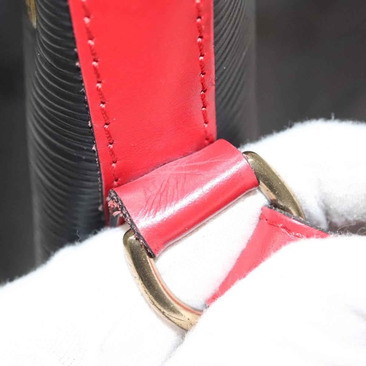 Louis Vuitton Noe Handbag Epi Leather, BLACK, LEATHER, Handbag