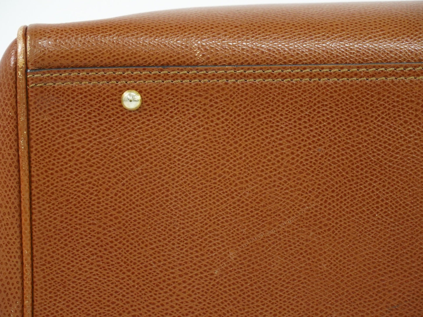 Celine Handbag Leather, BROWN, LEATHER, Handbag