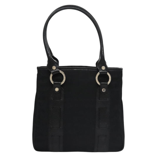 Bvlgari B.Zero1 Logomania Bag Canvas with Leather, BLACK, CANVAS, Handbag