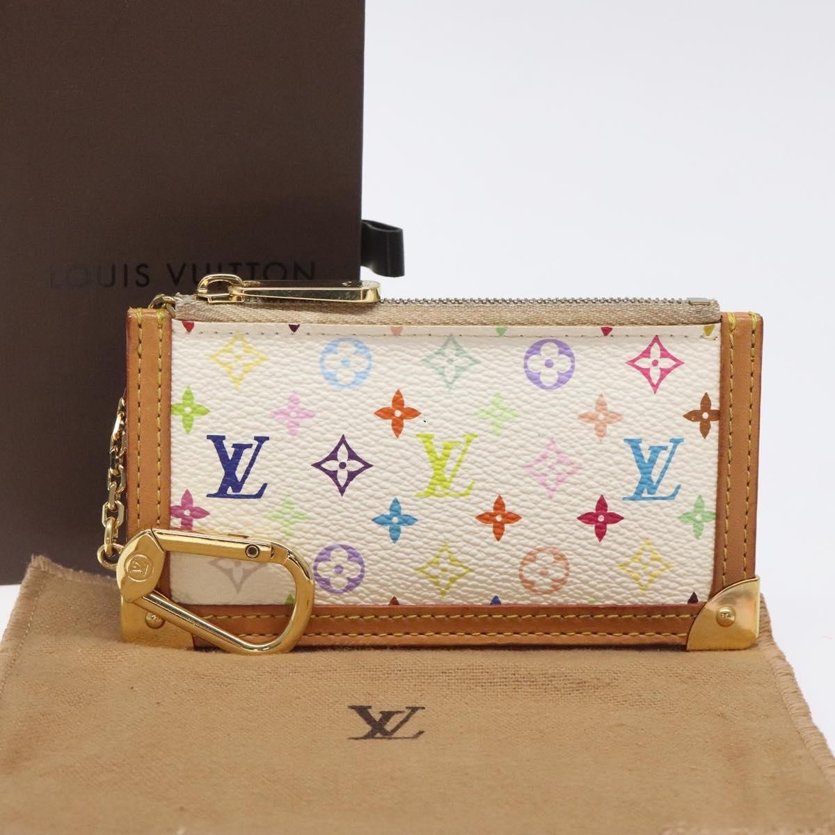 Louis Vuitton Pochette Clés Monogram Canvas, MULTICOLOUR, CANVAS, Wallets