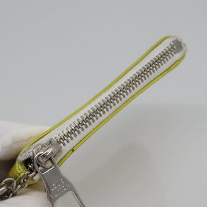 Louis Vuitton Pochette Clés Everyday LV leather, YELLOW, LEATHER, Wallets