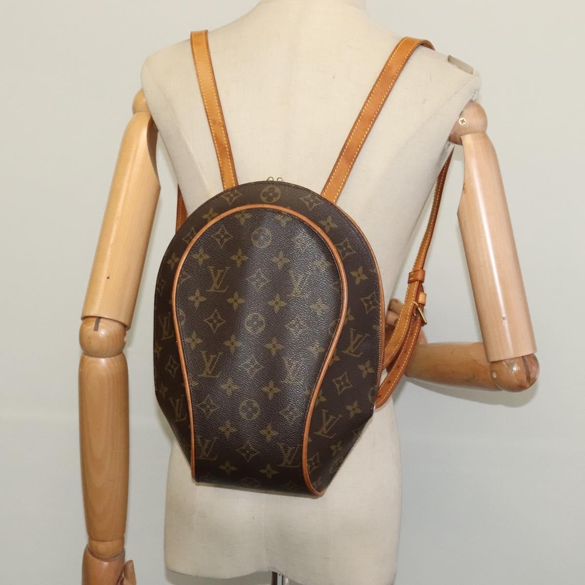 Louis Vuitton Ellipse Backpack Monogram Canvas, BROWN, CANVAS, Backpack