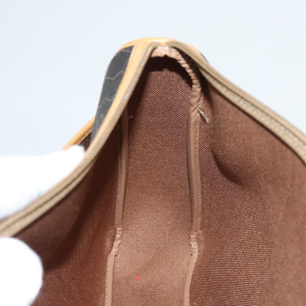 Christian Dior Vintage Honeycomb Handbag Canvas Leather, BLACK, CANVAS, Handbag