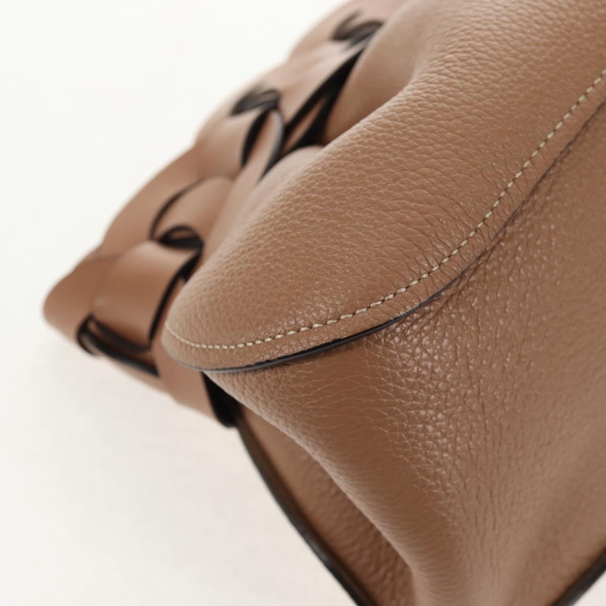 Chloe Darryl Clutch Leather, BEIGE, LEATHER, Clutche & pouche