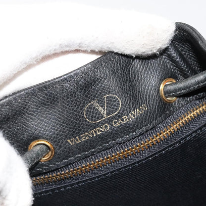 Valentino Garavani Vintage shoulder bag Leather, Black, Leather, Shoulder Bag
