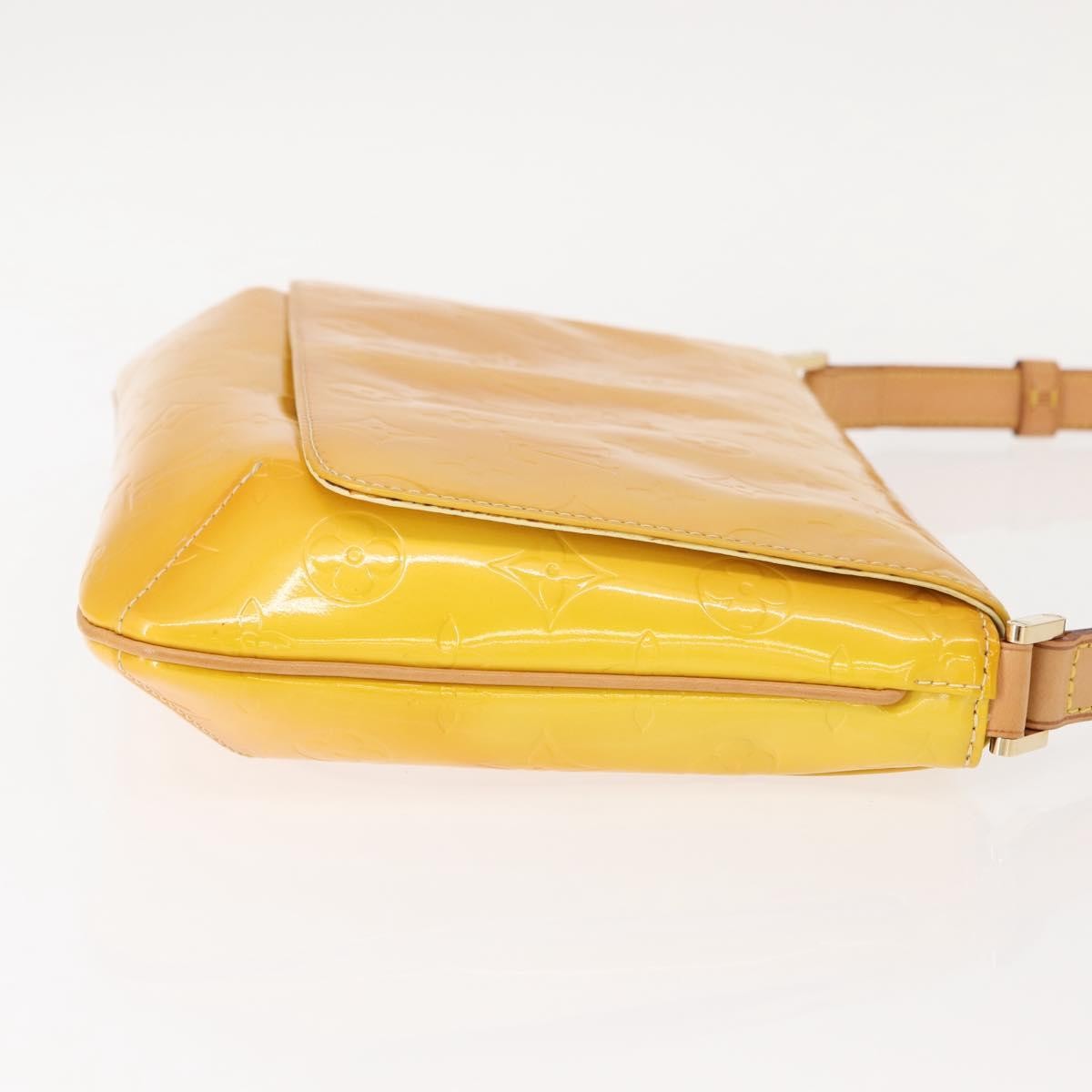 Louis Vuitton Thompson Street Handbag Monogram Vernis, YELLOW, PATENT_LEATHER, Shoulder bag