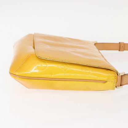 Louis Vuitton Thompson Street Handbag Monogram Vernis, YELLOW, PATENT_LEATHER, Shoulder bag