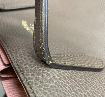 Gucci Swing Tote Leather, PINK, LEATHER, Tote bag