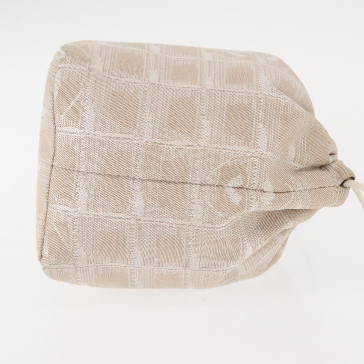 Chanel Travel line pouch Nylon, Beige, Nylon, Clutch