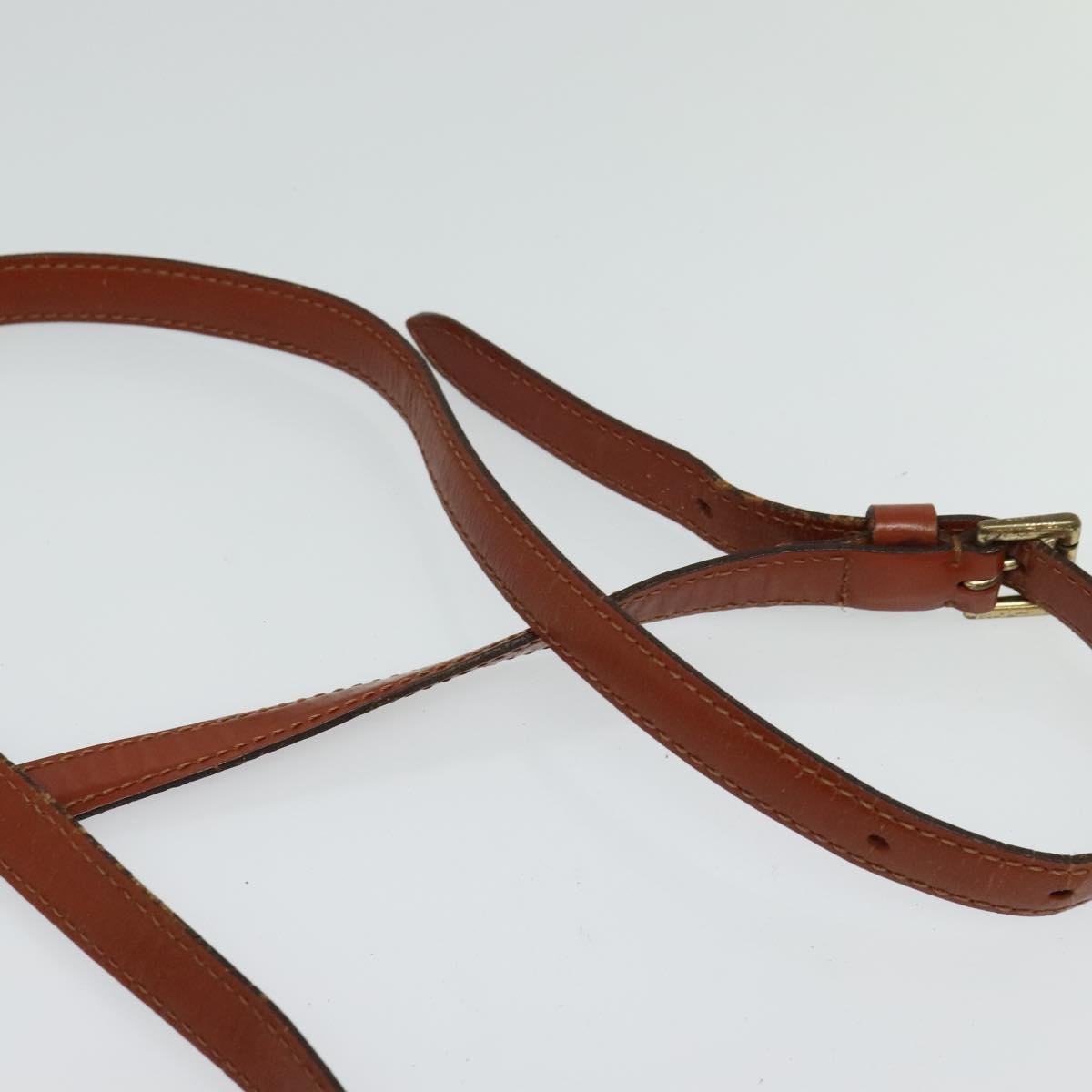 Louis Vuitton Jeune Fille Handbag Epi Leather, BROWN, LEATHER, Shoulder bag