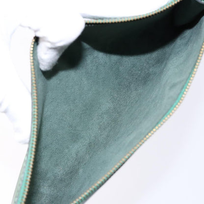 Louis Vuitton Pochette Accessoires Epi Leather, GREEN, LEATHER, Clutche & pouche