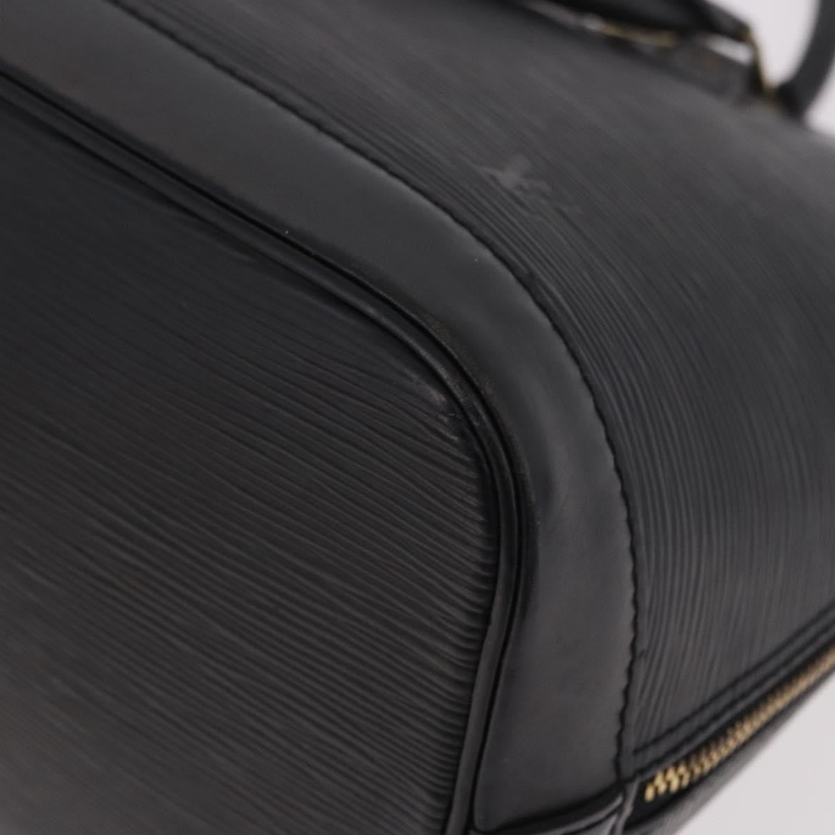 Louis Vuitton Alma Handbag Epi Leather, Black, Leather, Handbag