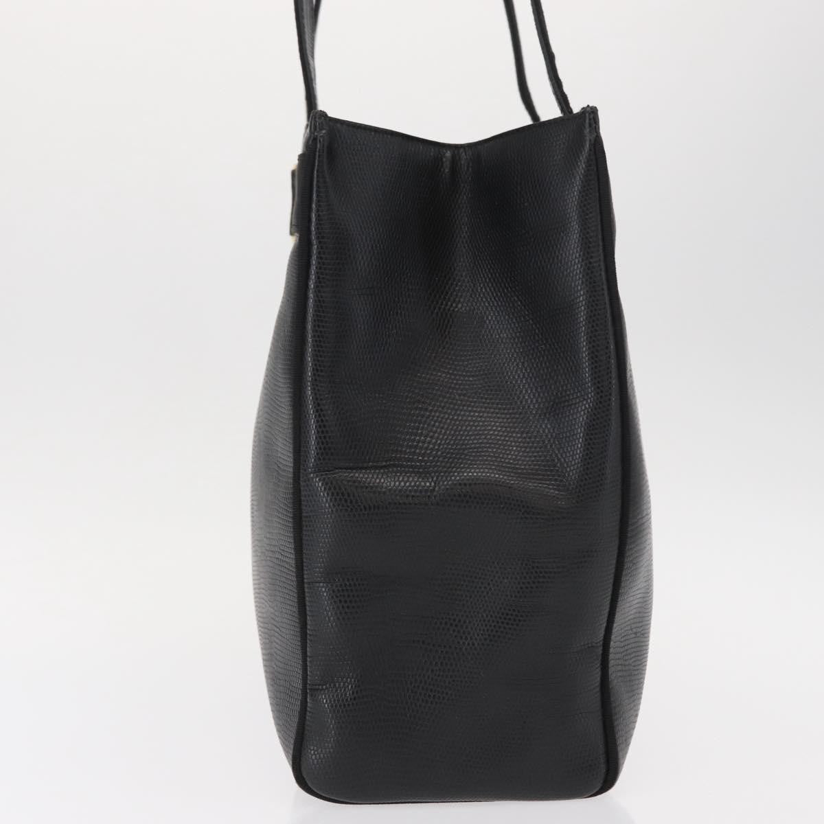 Salvatore Ferragamo Vala tote Leather, BLACK, LEATHER, Tote bag