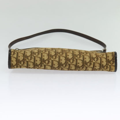 Christian Dior Vintage Trotter Shoulder Bag Canvas, BROWN, CANVAS, Shoulder bag