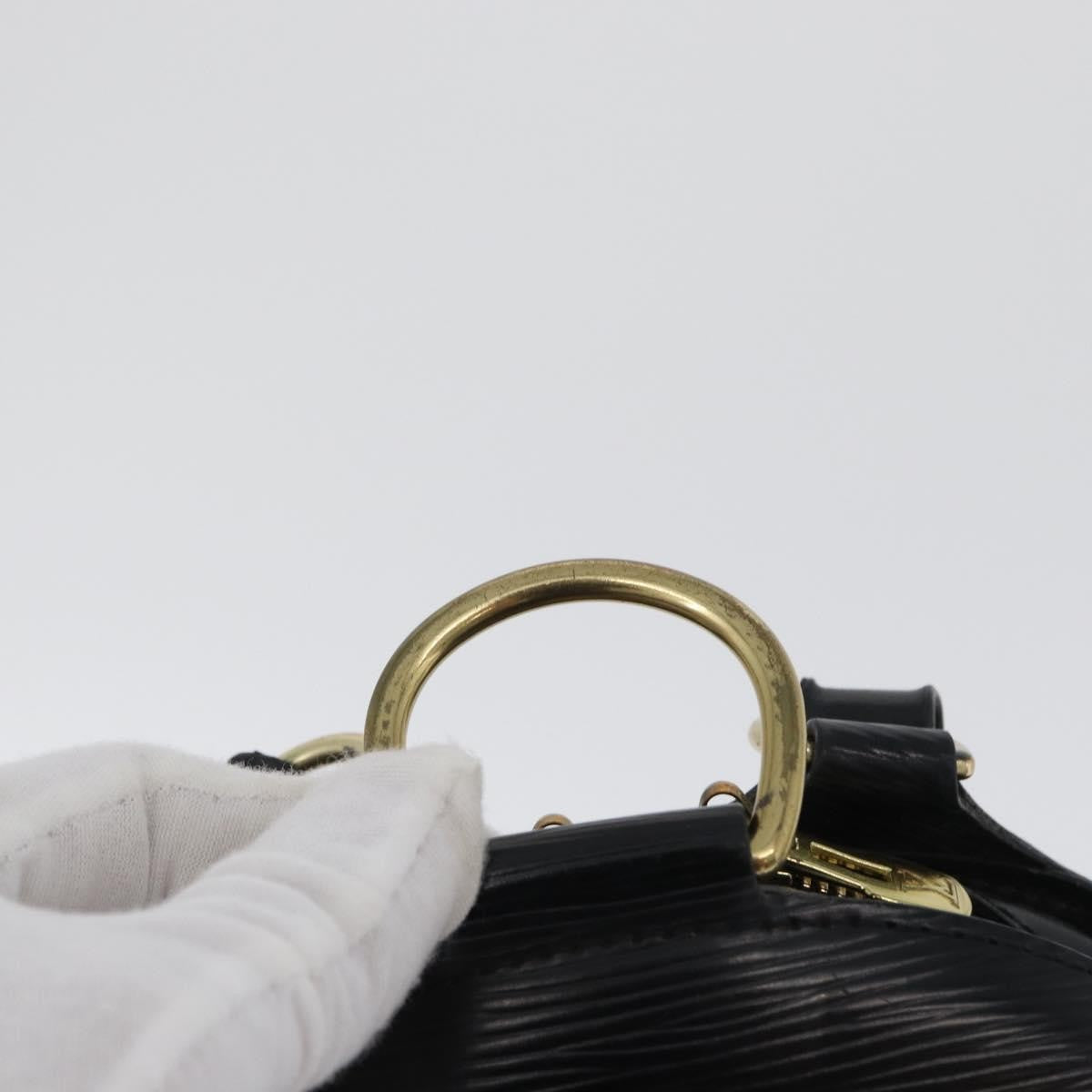 Louis Vuitton Mabillon Backpack Epi Leather, BLACK, LEATHER, Backpack