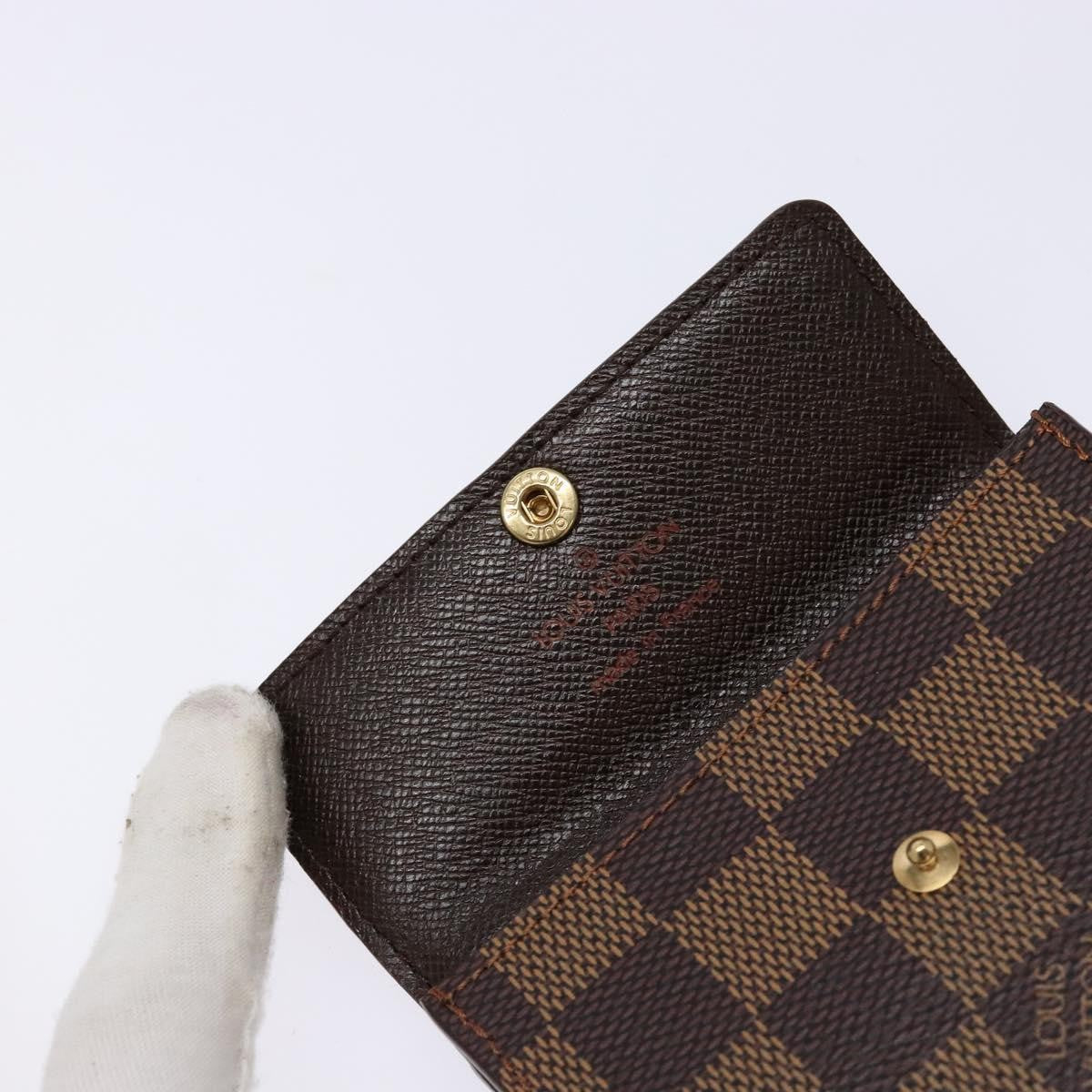 Louis Vuitton Ludlow Wallet Damier, BROWN, CANVAS, Wallets