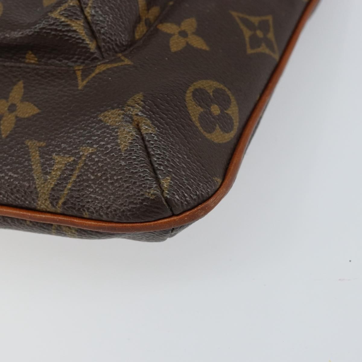 Louis Vuitton Partition Wristlet Clutch Monogram Canvas, BROWN, CANVAS, Clutche & pouche