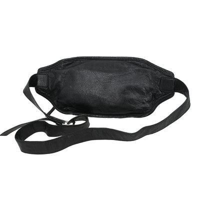 Balenciaga Neo Lift Classic Studs Waist Bag Leather, BLACK, LEATHER, Clutche & pouche