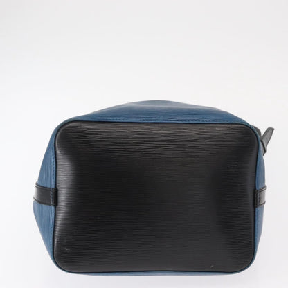 Louis Vuitton Petit Noe Handbag Epi Leather, BLACK, LEATHER, Shoulder bag