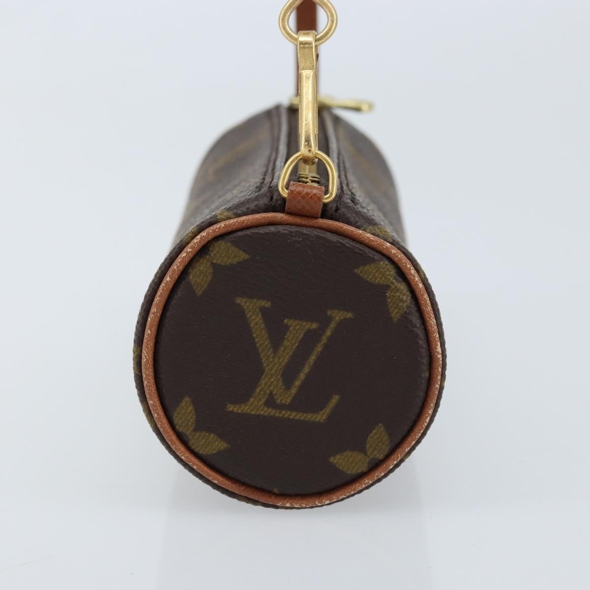 Louis Vuitton Papillon Pochette Monogram Canvas, BROWN, CANVAS, Clutche & pouche