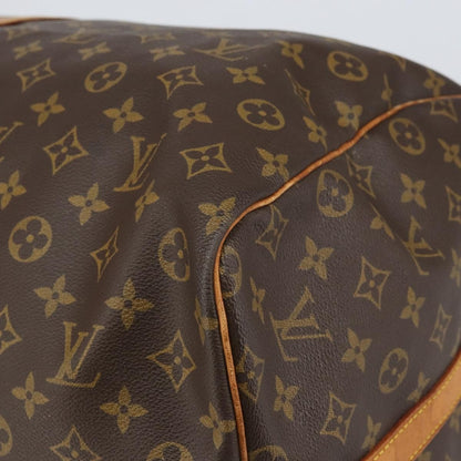 Louis Vuitton Keepall Bandouliere Bag Monogram Canvas, BROWN, CANVAS, Travel bag