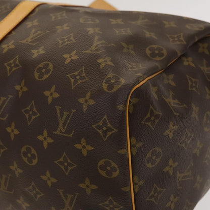 Louis Vuitton Keepall Bag Monogram Canvas, BROWN, CANVAS, Travel bag