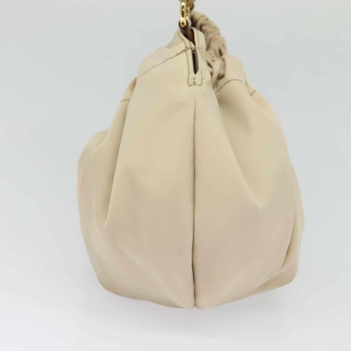 Salvatore Ferragamo Vala Handbag Nylon, BEIGE, NYLON, Handbag