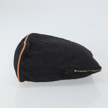 Hermes Bolide Pouch Canvas, BLACK, CANVAS, Clutche & pouche