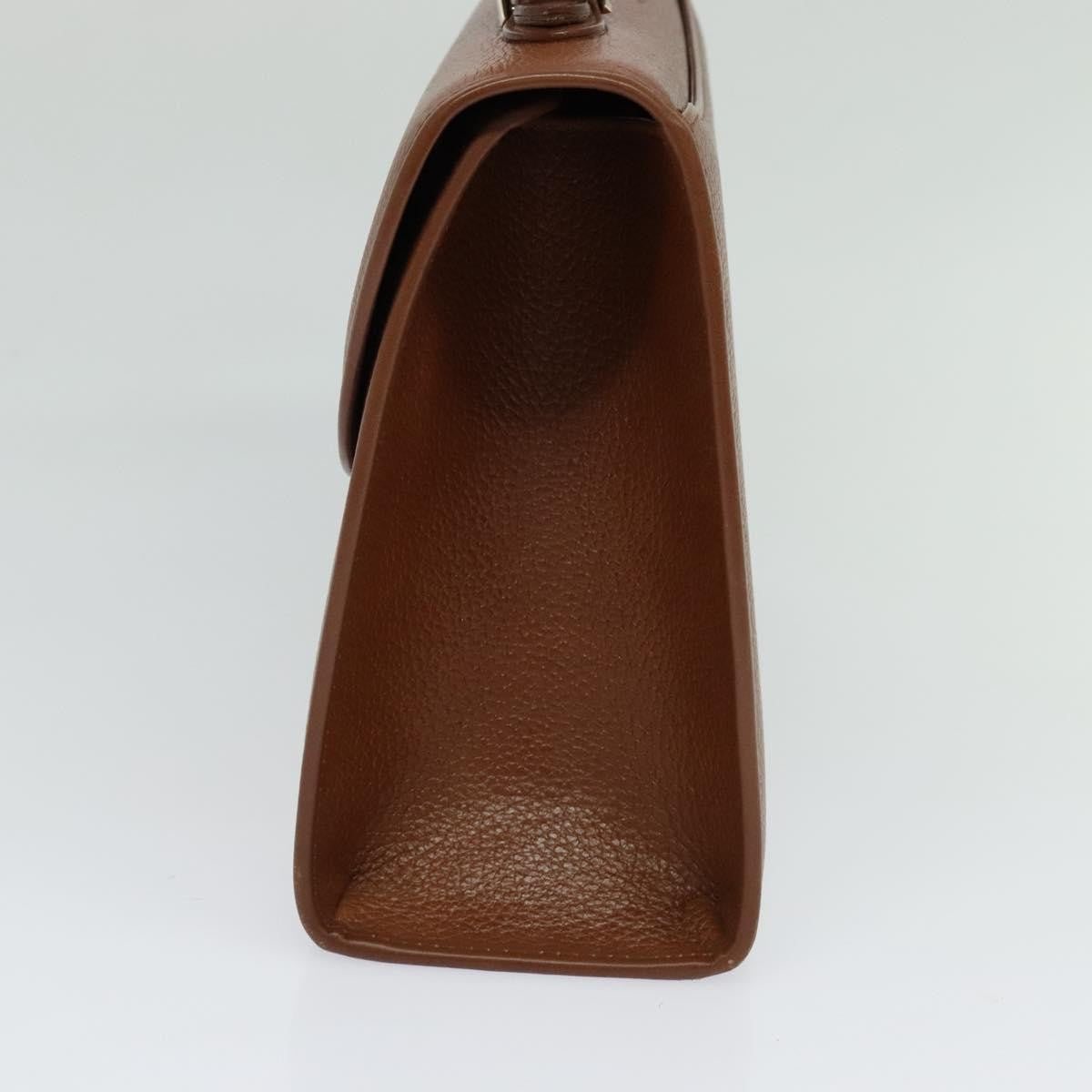 Burberry Vintage Handbag Leather, BROWN, LEATHER, Handbag