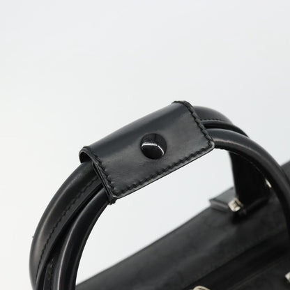 Gucci Duffle Bag Jumbo GG Embossed Leather, Black, PVC, Handbag