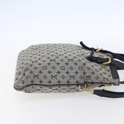 Louis Vuitton Francoise handbag Mini lin, BLUE, CANVAS, Tote bag