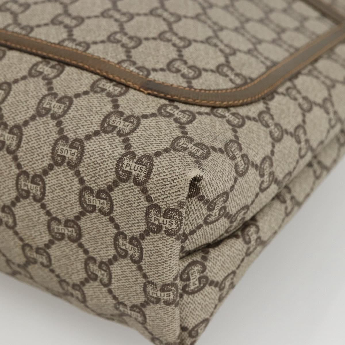 Gucci Ophidia Front Pocket Shopper Tote GG Coated Canvas, Beige, Canvas, Tote Bag