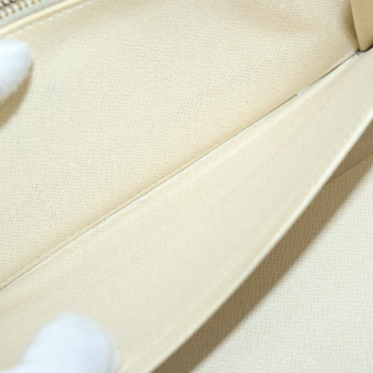 Louis Vuitton Zippy Organizer Damier, WHITE, CANVAS, Wallets