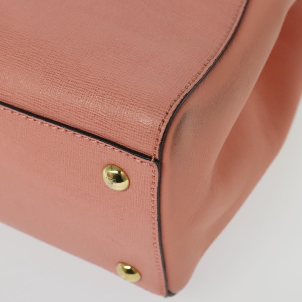Fendi 2Jours Bag Leather, PINK, LEATHER, Handbag