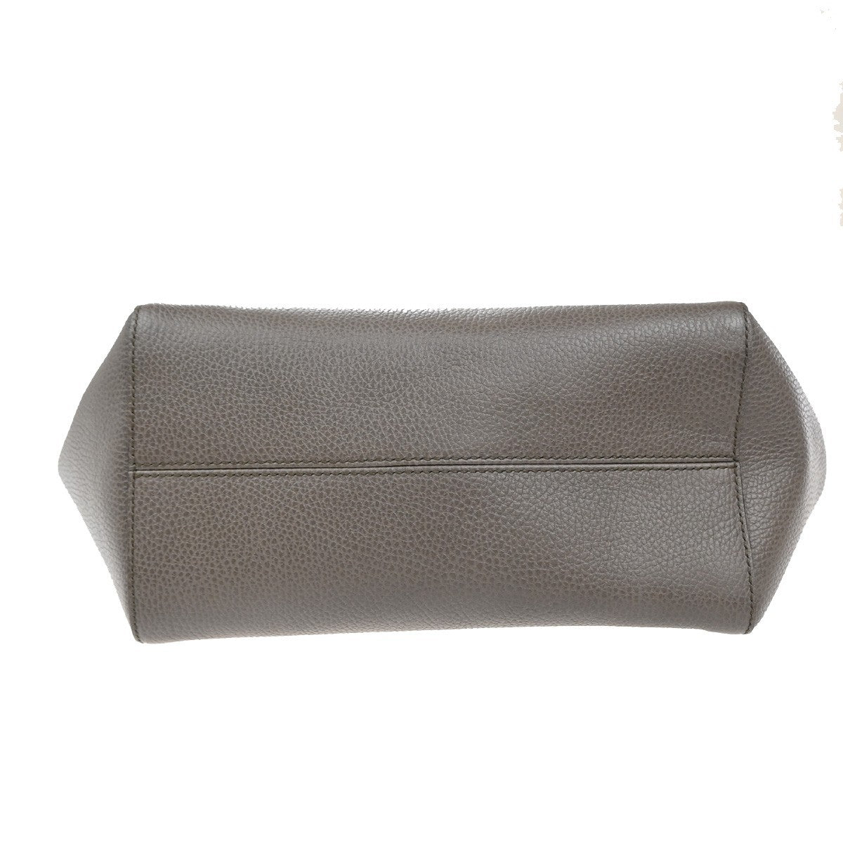 Gucci Swing Tote Leather, GRAY, LEATHER, Tote bag