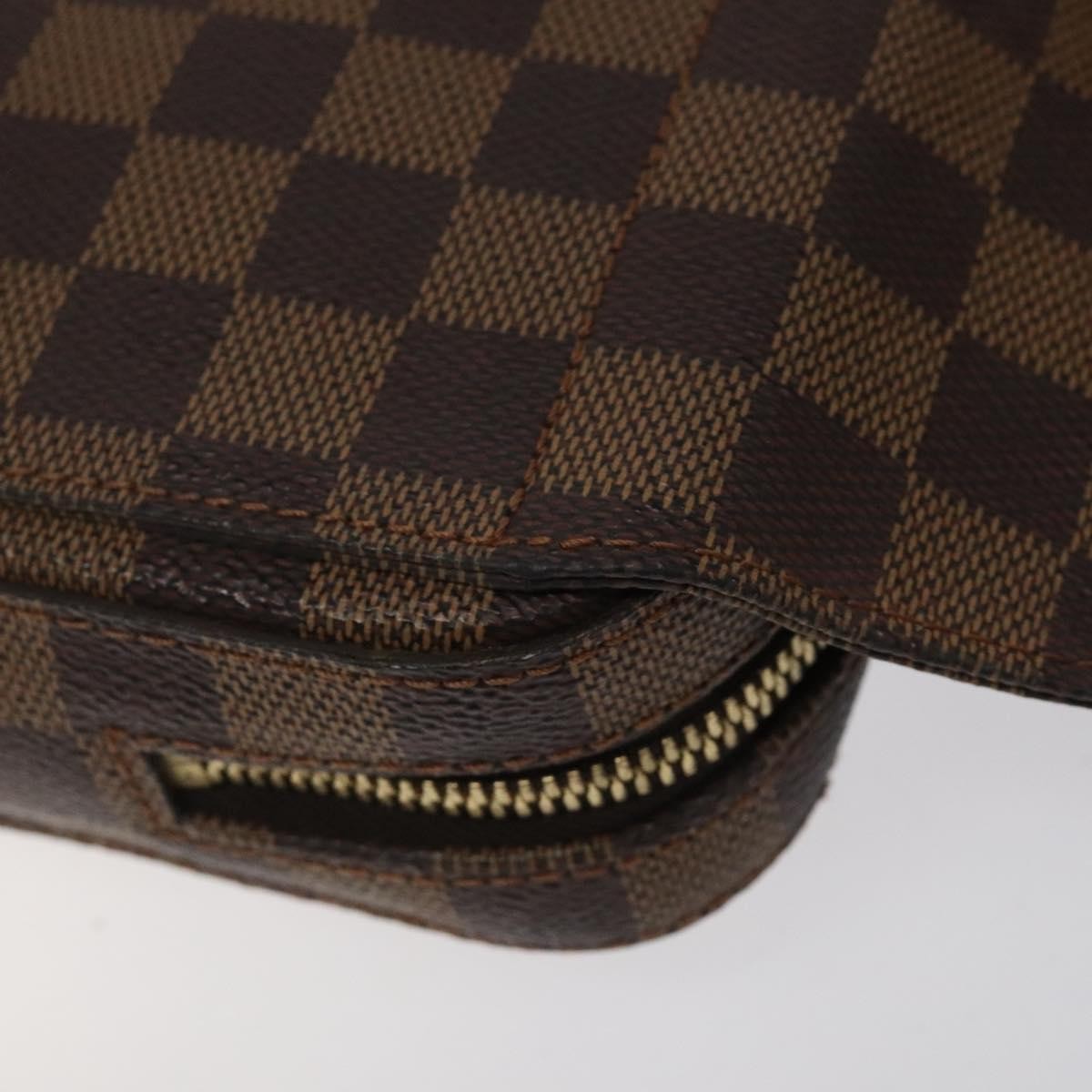 Louis Vuitton Geronimos Waist Bag Damier, BROWN, CANVAS, Travel bag