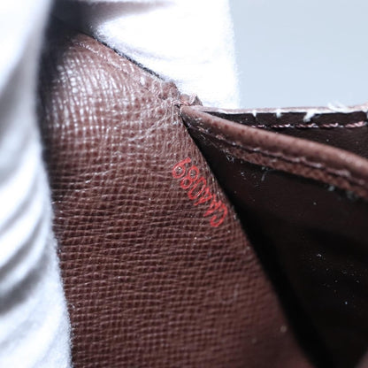 Louis Vuitton Sistina Wallet Damier, BROWN, CANVAS, Wallets