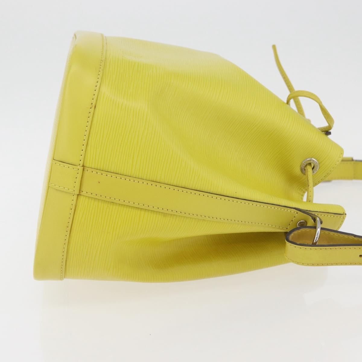 Louis Vuitton Petit Noe Handbag Epi Leather, Green, Leather, Handbag