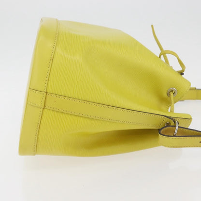 Louis Vuitton Petit Noe Handbag Epi Leather, Green, Leather, Handbag