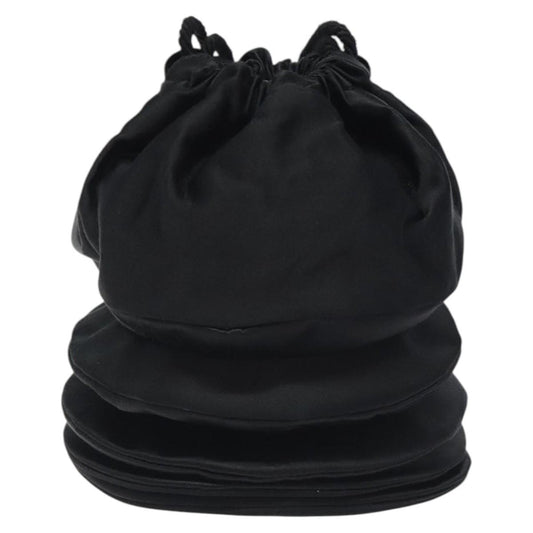 Fendi Vintage shoulderbag Satin, BLACK, SATIN, Shoulder bag