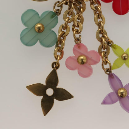 Louis Vuitton Pop Flowers Bag Charm Enamel with Metal, MULTICOLOUR, METAL, Charms and Keychains