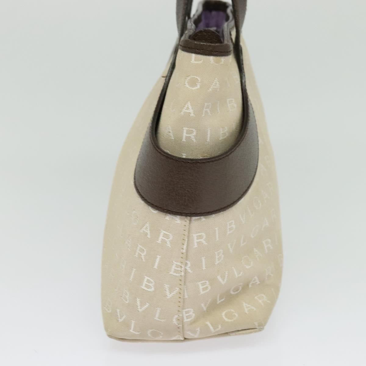 Bvlgari B.Zero1 Logomania Bag Canvas with Leather, BEIGE, CANVAS, Tote bag