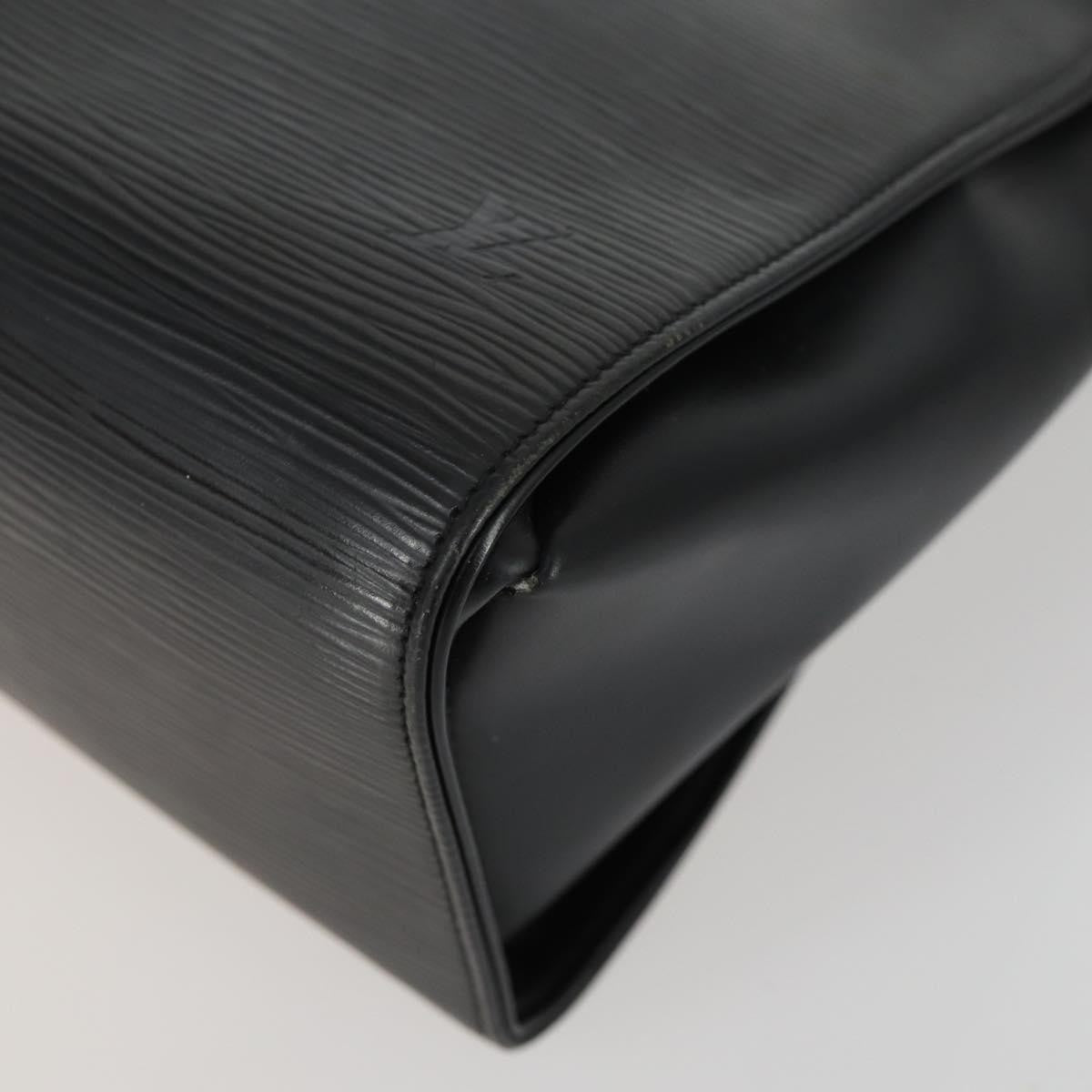 Louis Vuitton Minuit Handbag Epi Leather, BLACK, LEATHER, Shoulder bag