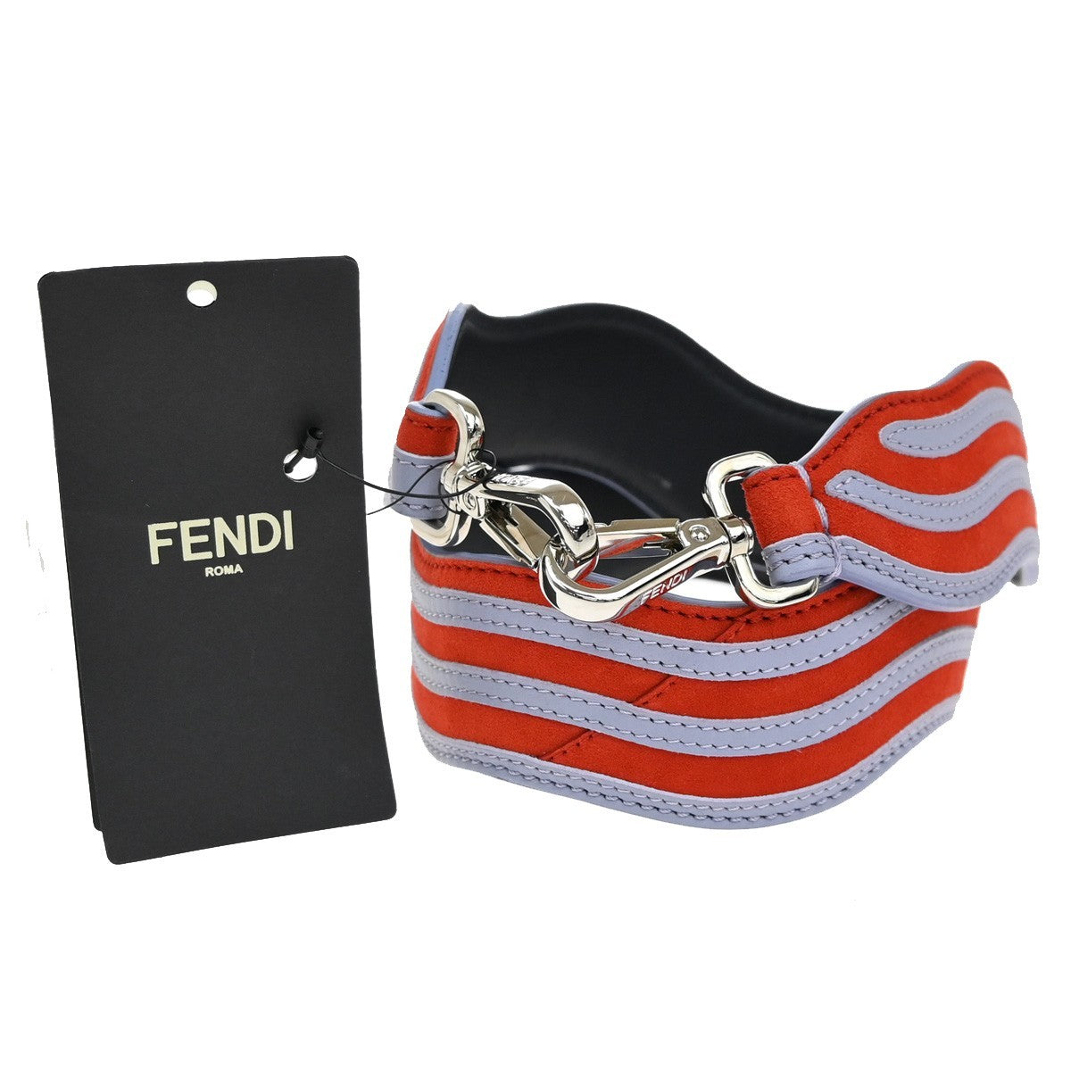 Fendi Strap You Shoulder Strap Leather, Multicolour, Leather, Straps