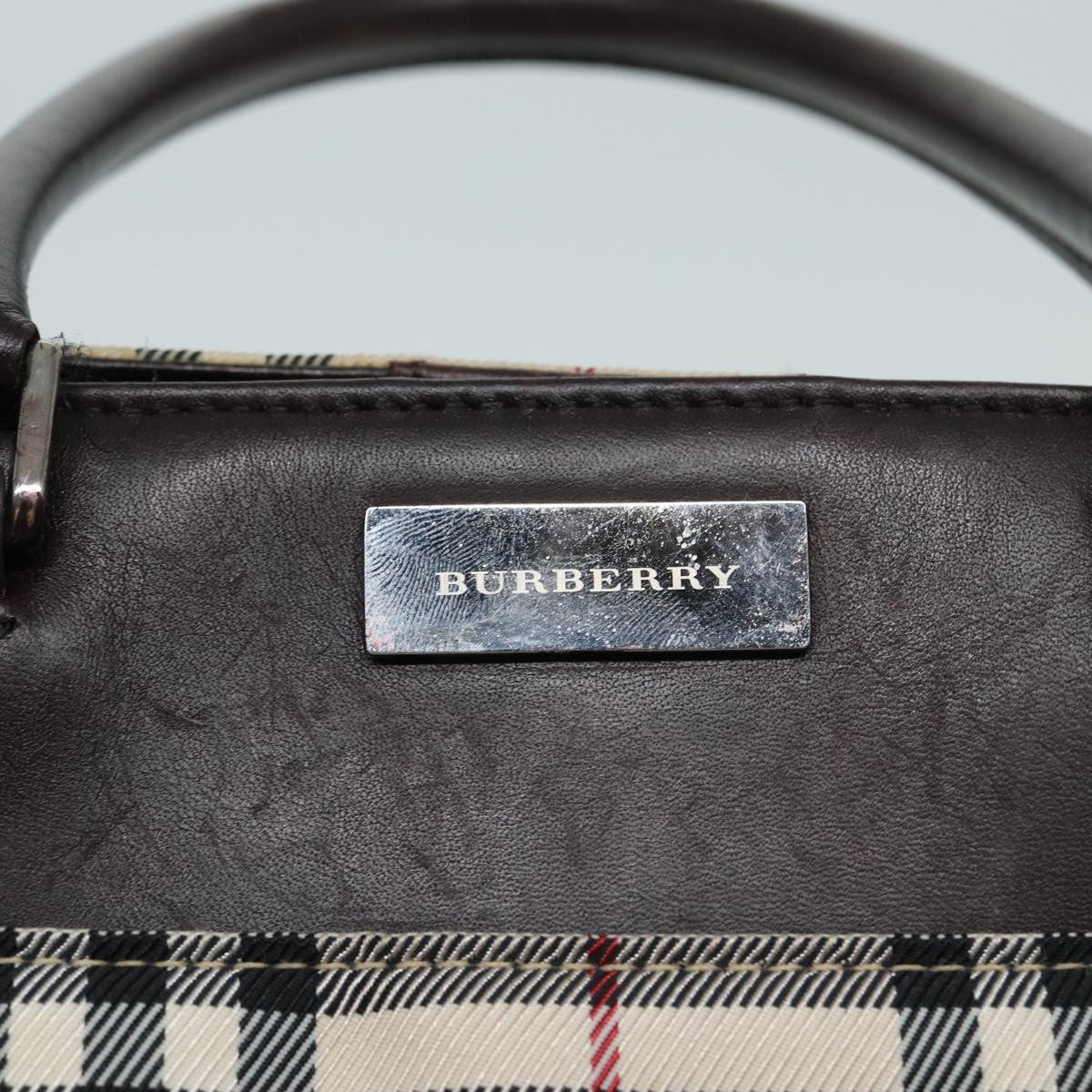 Burberry Nova Check Tote canvas check pattern, BEIGE, CANVAS, Tote bag