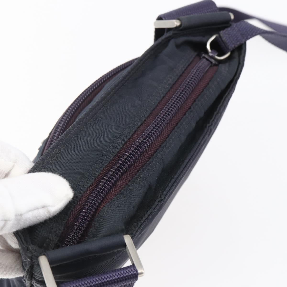 Prada Front Pocket Messenger Bag Tessuto, PURPLE, NYLON, Shoulder bag
