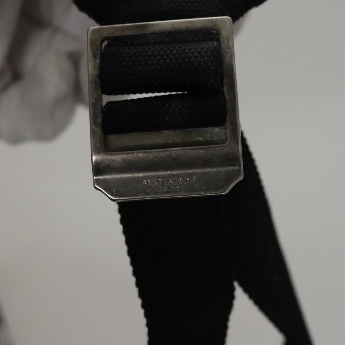 Saint Laurent City Backpack Canvas, BLACK, CANVAS, Backpack