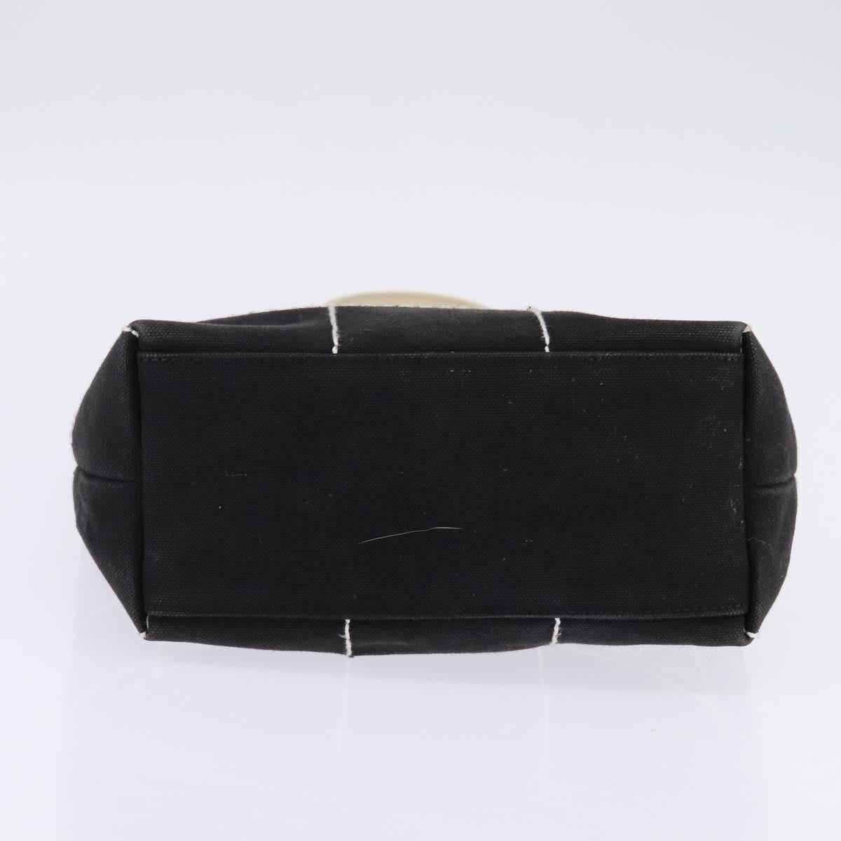 Chanel Chocolate Bar CC Logo Tote Canvas, BLACK, CANVAS, Tote bag