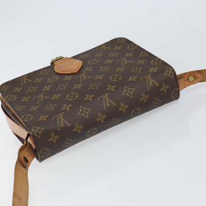 Louis Vuitton Cartouchiere Handbag Monogram Canvas, BROWN, CANVAS, Shoulder bag